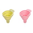 thumbnail image 4 of 2PCS Random Color Mini Silicone Foldable Funnel Kitchen accessories Portable Hopper Portable Collapsible Style Hooper Kitchen Cooking Accessories, 4 of 7