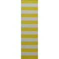 thumbnail image 4 of Momeni  Laguna Hand Woven Wool Contemporary Striped Area Rug Grey 5' x 8' 5' x 8' Indoor White Rectangle, 4 of 5