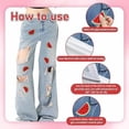 thumbnail image 6 of J.CARP Pieces Watermelon Iron on Patches, Watermelon Embroidered Patch for Clothes, Jacket, Hat, Socks, Jeans, 6 of 6