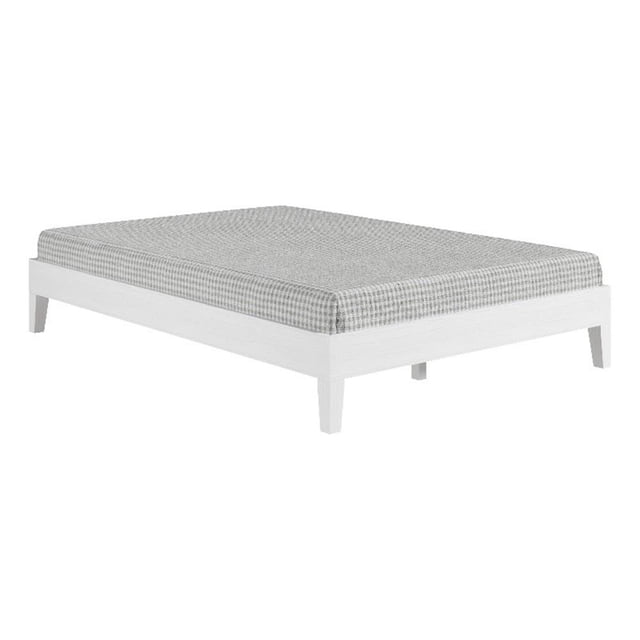 Steve Silver Nix Full White Wood Platform Bed
