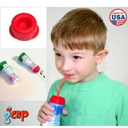GCap Universal Spill Proof Bottle Cap for Kids Drinks
