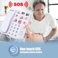 thumbnail image 4 of Teléfono fijo Excelltel Big Button para personas mayores EX-LD-858HF, 4 of 6