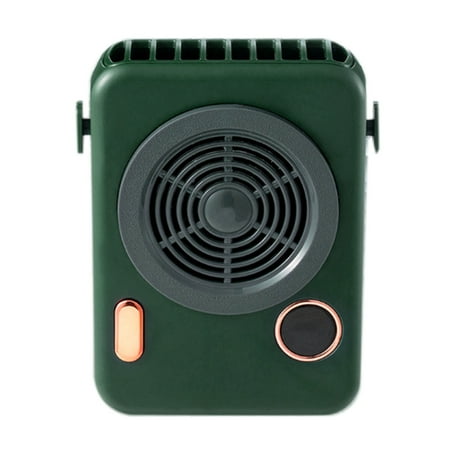 

Hanging Neck Fan Mini Electric Cooling Fan Air Cooler Lazy Fan Green
