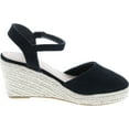 thumbnail image 6 of TOP Moda Wishing-5 Women's Closed Toe Buckle Strap Espedrilles Sandals, 6 of 7