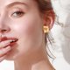 thumbnail image 1 of unbranded 1Par Aretes Para Mujer De Cobre Dorado Geométrico Cuadrado Y Chic Para Fiesta, 1 of 8