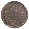 thumbnail image 3 of 1846-A Kingdom of France AR 25 Centimes Louis-Philippe MS-62 PCGS, 3 of 3
