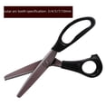 thumbnail image 4 of Wholesale Versatile 7mm Arc Wave Dog Tooth Scissors - Precision Polished Triangle-Designed Tailoring Shears for DIY Handcrafted Flower Borders, Durable Heavy-Duty Cutting Tool with Smooth Clean Cuts, 4 of 5