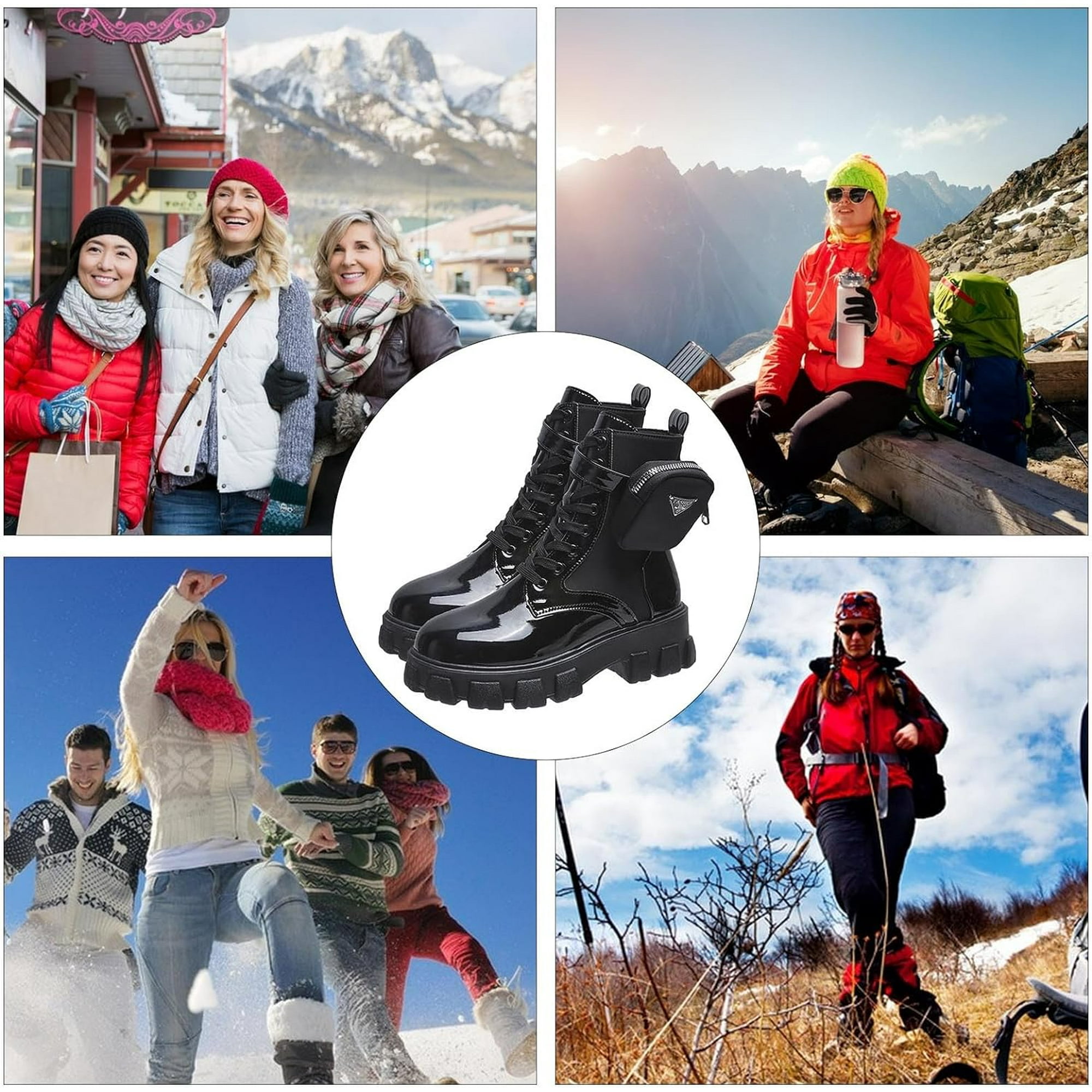 Lug sole boots womens best sale