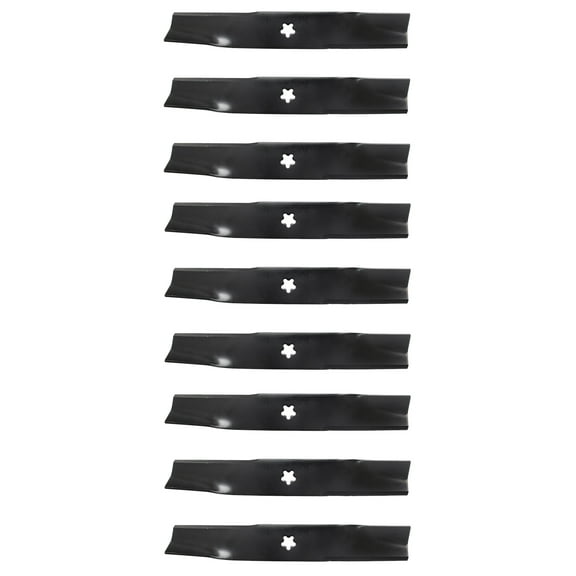 9 USA Mower Blades® Hi-Lift Fits Husqvarna® 539-113425 539113425 48" Deck