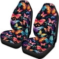 thumbnail image 5 of Pzuqiu Butterflies Car Seat Covers Full Set Easy to Install, for Front Seats SUV Seats Auto Interior Suitable for Trucks Sedans, 5 of 10