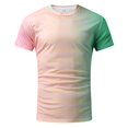 thumbnail image 4 of Sngxgn Men's Shirts Short Sleeve Casual Basic Summer Solid T Shirts(Orange,L), 4 of 4