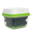 thumbnail image 2 of Rubbermaid FreshWorks Produce Saver Food Storage Container, Small Square, 2.5 Cup, 2 of 7