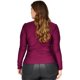 thumbnail image 3 of Blusa de satín Roman Fashion Tallas Extras 1802 Vino 36, 3 of 7