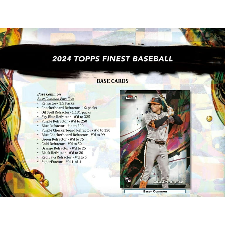 2024 Topps Finest is IMO the funnest rip and the cards are