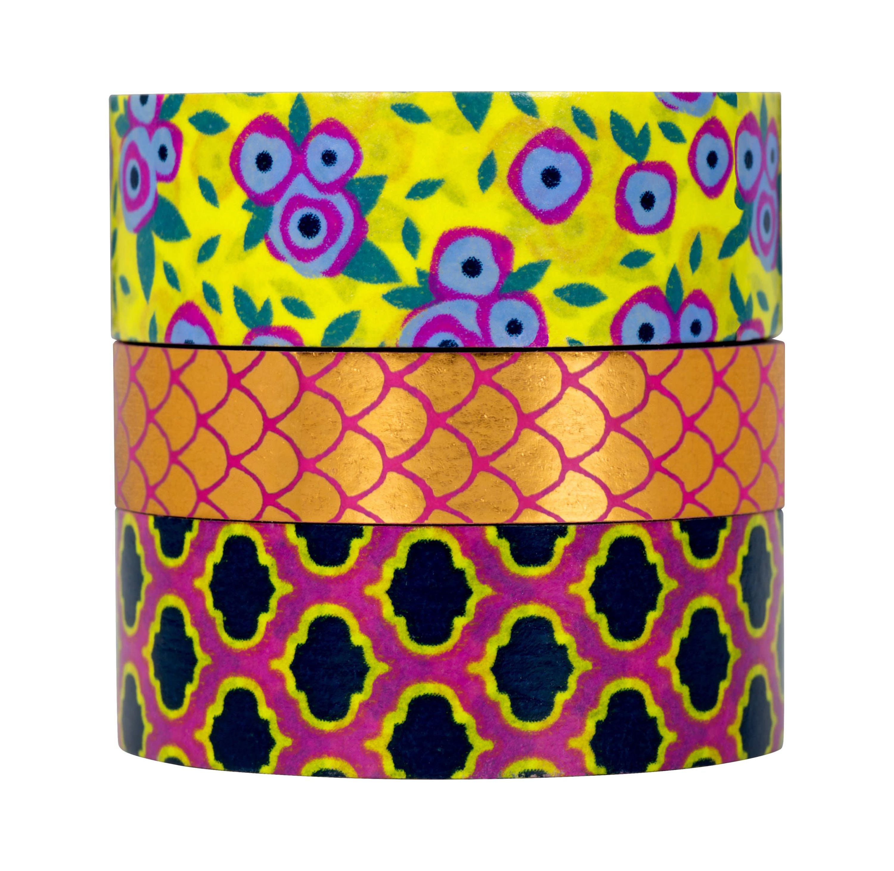 Scotch Expressions Multicolor Washi Tape, 3 Rolls/Pack