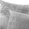 thumbnail image 4 of Home Soft Things Textured Velvet Pillow Covers (Set of 2), - Steeple Gray - 26" x 26", 4 of 6