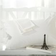 thumbnail image 3 of DEKAXID - 2 fundas de almohada de hotel 100 % algodón, color liso, 48 x 74 cm, tamaño estándar, grado A, 3 of 7