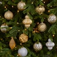 thumbnail image 4 of Nearly Natural Assorted Colors Glass Decorative Christmas Accent Ball Ornaments, 12 Count, 4 of 5