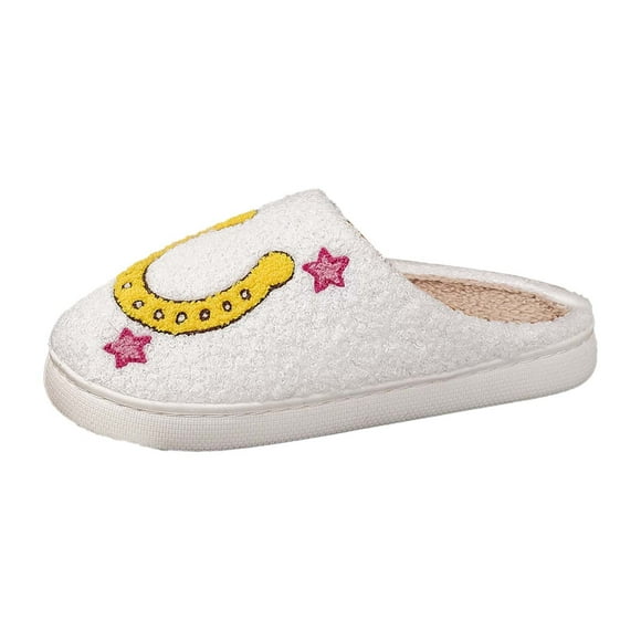 Zhanying Slippers for Women, Cozy Winter Slippers for Women and Men Fashion Cartoon Funny Design Indoor Outdoor Comfortable Shoes with