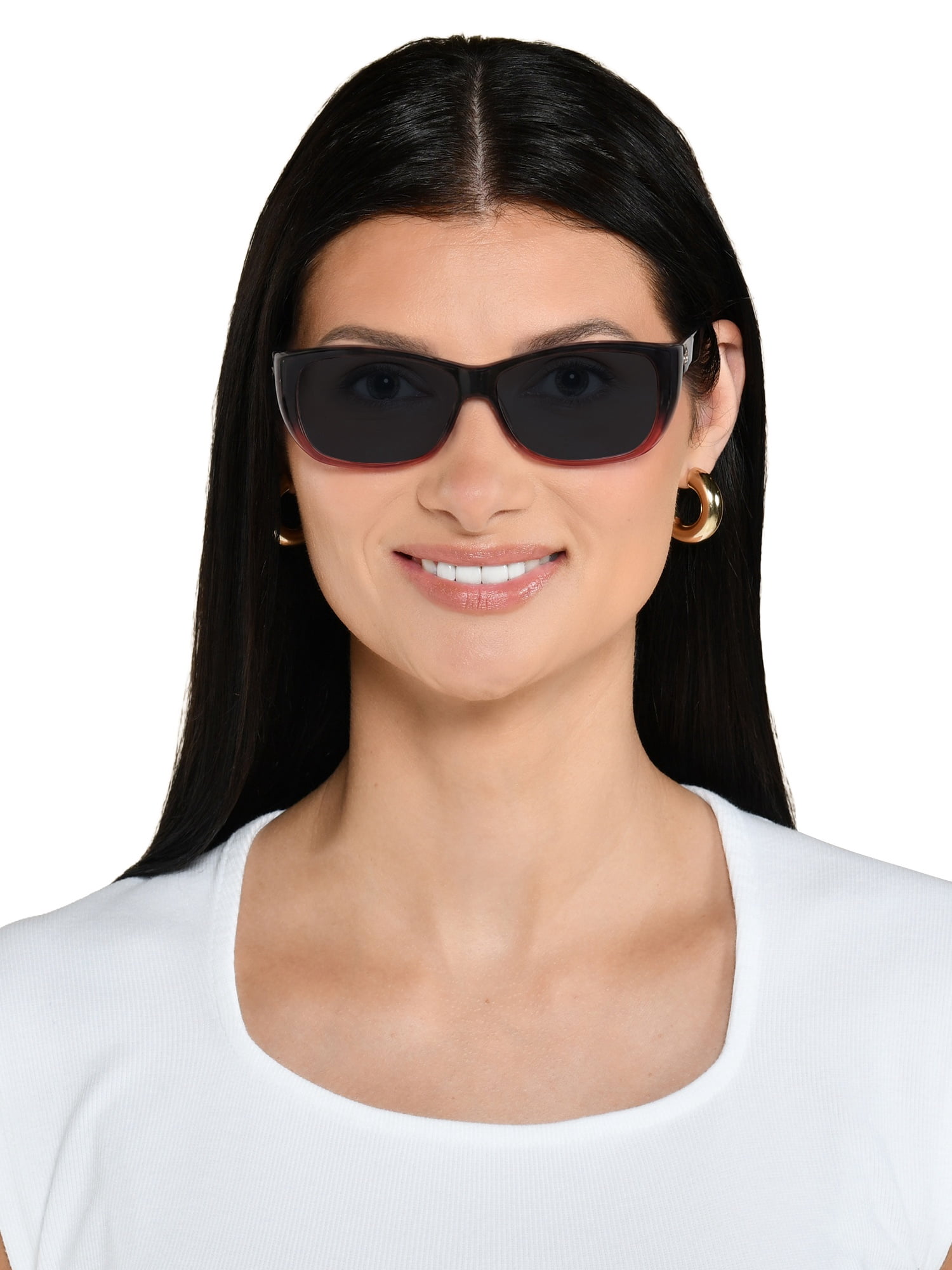 Foster Grant® Solar Shield® Tortoiseshell Oval Fitsover Women's