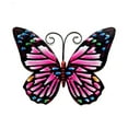 thumbnail image 2 of 1 Piece Metal Butterfly Wall Decor Art Outdoor Outside Indoor Garden Patio Yard Fence 3D Colored Metal Butterflies Sculpture Wall Art / Outdoor Wall Decor, 2 of 8