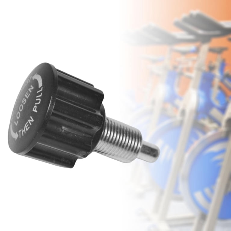 Exercise Bike Adjustment Knob / Brake Lever Assembly - 25cm Long, Steel & Plastic, For Seat Height & Equipment (With Screws)