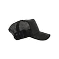 thumbnail image 4 of Top Headwear Trucker Straw Hats For Men Two-Tone Snapback Cap, Black, 4 of 4