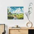 thumbnail image 6 of Lsque Countryside Farm Cow Print Wall Art – Decorative Picture for Living Room, Bedroom, and Office (Horizontal), 6 of 6