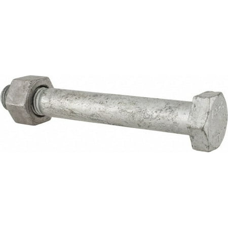 

Value Collection 1-8 Thread 7-1/2 Length Under Head Steel Hex Head Bolt Hot Dipped Galvanized Coated UNC Thread ASTM A325