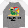 thumbnail image 4 of Inktastic Boca Raton Florida Girls Long Sleeve Baby Bodysuit, 4 of 5