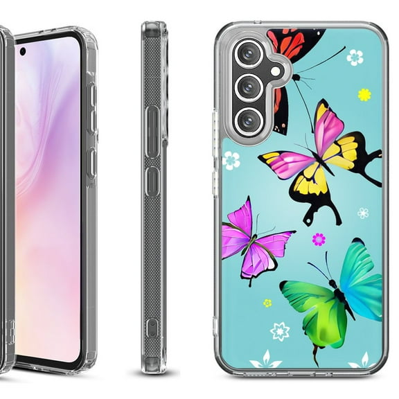 For Samsung Galaxy A36 5G Protective Shockproof Phone Case, by OneToughShield - Butterfly