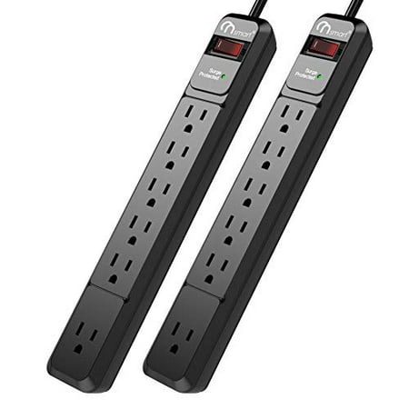 ONSMART 6 Outlets Surge Protector Power Strip 6 ft Long ...