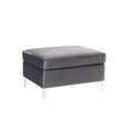 thumbnail image 3 of ACME Jaszira Ottoman in Gray, 3 of 3