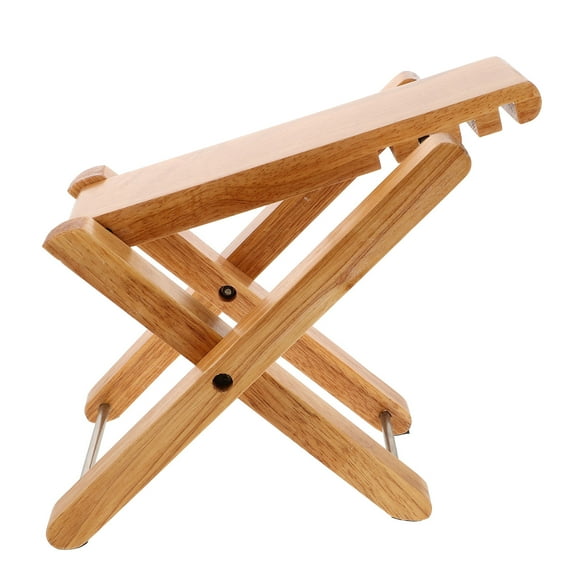 VERDANVERSE Guitar Chairs Square Wood Foot Stool With Sound Enhancement For Beginners 1Set