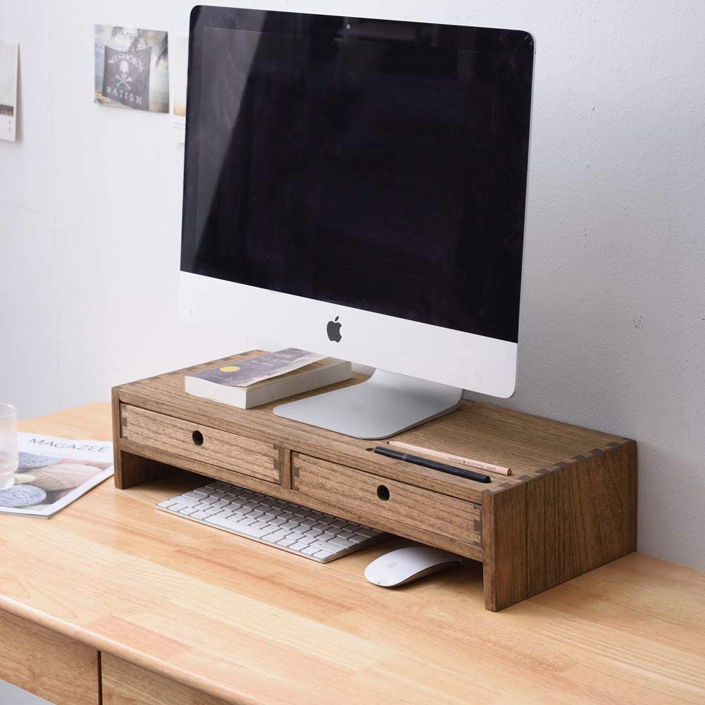 Computer Arm Riser Desk Storage 
