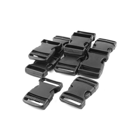 Release Buckle - Unique Bargains 10pcs Black Plastic Boxes Case Release Buckle for 1 1/2