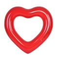 thumbnail image 1 of Flotador inflable para piscina con forma de corazón rojo, divertido juguete de verano para niños y adultos, 1 of 8