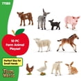 thumbnail image 3 of Schleich Farm World 6 PC Farm Animal Toy Bundle with Goat, Sheep, Pig, and Horse, 3 of 3
