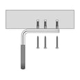 thumbnail image 2 of Gancho para colgar Bicicletas Alfer para Pared o Techo hasta 20 Kg, 2 of 4