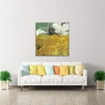 thumbnail image 4 of Abundant by Linda Nickell 18 x 18 Wall Art Print on Canvas Fabric Gold, 4 of 4