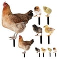 thumbnail image 5 of unbranded  2 Sets Solar Lights Outdoor Garden Hen Chick Ground Plug, 5 of 8