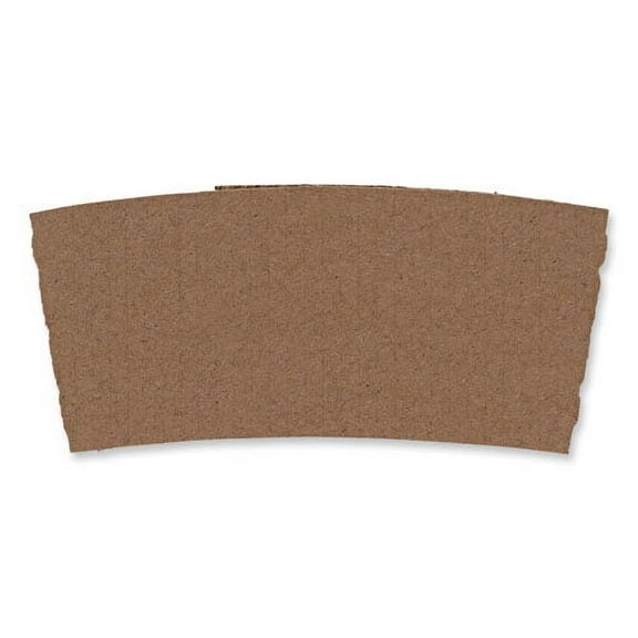Cup Sleeves, Fits 10 Oz To 20 Oz Hot Cups, Kraft, 1,200/carton | Bundle of 5 Cartons