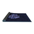 thumbnail image 2 of Ahgly Company Indoor Square Abstract Blue Modern Area Rugs, 3' Square, 2 of 4