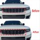 thumbnail image 2 of Front Grill Mesh Inserts Grille Kit for Jeep Grand Cherokee 2022, 2 of 5