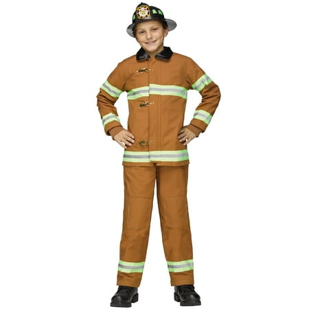 Deluxe Fireman Child Costume