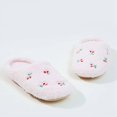 thumbnail image 6 of GHSOHS Slippers for Women Warm Shoes Bedroom Slippers for Ladies Women's Fuzzy Slippers Winter Cotton Slippers Cute Cartoon Printed Cozy Loafer House Shoes Indoor House Slippers Bedroom Shoes,Size 35, 6 of 7