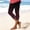 001 Black, variant on American Flag Capri Leggings for Women Stretch Yoga Pants 4th of July Patriotic Star Stripes Patterned Casual Trousers