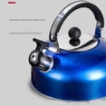 thumbnail image 2 of Stylish and Versatile 3L Whistling Kettle Stovetop Stainless Steel, 2 of 7