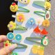 thumbnail image 3 of Juego de 14 horquillas con diseños de flores y frutas de colores para el cabello de niñas, inspirado en princesas y temática verde, 3 of 5