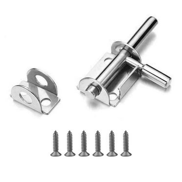 Durable Wooden Door Latch Stainless-Steel Lock-Hasp Sliding Bolt Safety Hardware